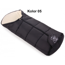 Uniwersalny cieplutki śpiworek polarowy 4w1 długość 108 cm ortalion